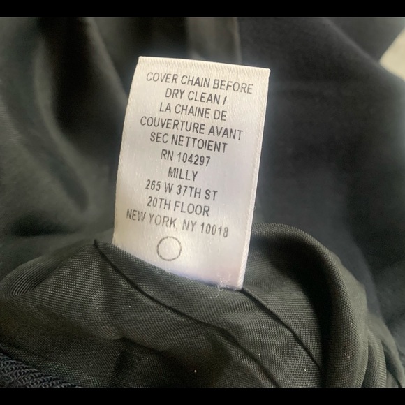 Milly black wool blend skirt - Picture 7 of 7